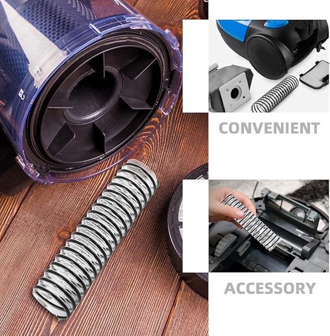 Housoutil Vacuum Cleaner Hose Replacement Tube Compatible with Model V1/VH1704, Flexible Cleaner Waste Tube Connector for Home Vacuum Accessories, 2Pcs Set
