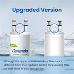 WF3CB Replacement Water Filter, Compatible with Frigidaire WF3CB, Pure Source 3, 706465, 242069601, 242086201, 242017800, WF425, Height 9 inches, Pack of 2