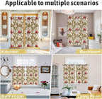 2 Panel Kitchen Cafe Curtains, Camels Palm Trees Sunlight Filtering Nature Air Through, Window Decor Tier Curtains for Living Room 104W x 96L inch Desert Date Coconut Trees Leaves Cords Beige