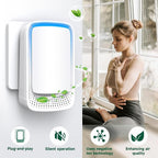 Air Ionizers for Home (3 Pack), Negative Ion Generator, Quiet Air Freshener for Bedroom, Office, Kitchen, Portable Air Filter Odor, Smoke Dust, Pets, Eliminator, Mini Air Cleaner