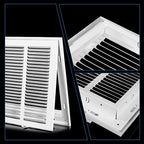 20x16 Return Air Grille [Duct Opening Size],Return Air Vent Cover for Wall Or Ceiling,Steel Return Air Filter Grilles Removable Face/Door for 1 Inch Filters (20"Wx16"H[Duct Opening])