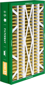 Filterbuy 14.5x27x5 Air Filter MERV 11 Superior Pet & Allergy Defense (2-Pack), Pleated HVAC AC Furnace Filters for Trane, American Standard, Honeywell, and More (Actual Size: 14.06 x 26.13 x 4.97)