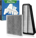 Cabin Air Filter and Engine Air Filter Fits for Toyota 4RUNNER 4.0L(2009-2003), FJ CRUISER 4.0L(2009-2007) Activated Carbon Cabin Filter Replacement CF9846A CA9683