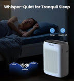 VEWIOR Air Purifiers for Home Large Room Up to 3000Sq.ft, H13 HEPA Air Cleaner with Washable Pre-Filter, PM2.5 Display, Sleep Mode, Timer, Aromatherapy, Auto Mode for Smoke, Pet Hair, Dust Pollen