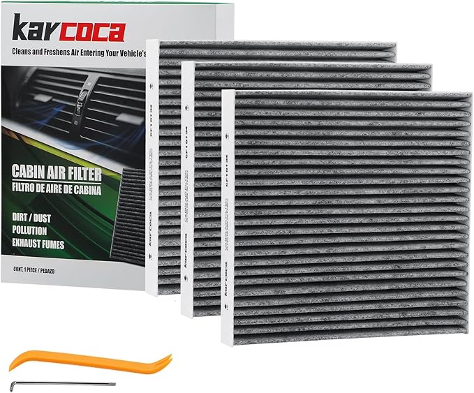 CF12157 Cabin Air Filter With Activated Carbon Compatible with Camry, RAV4, Corolla, RX350, Prius, C-HR, ES350, Avalon, CX-9, ES300h, RX450h, highlander Cabin Filter