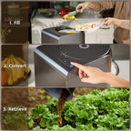 Airthereal Replacement Activated Carbon Filters for Revive R500 and R500-V Electric Kitchen Waste Composter [2-Pack]