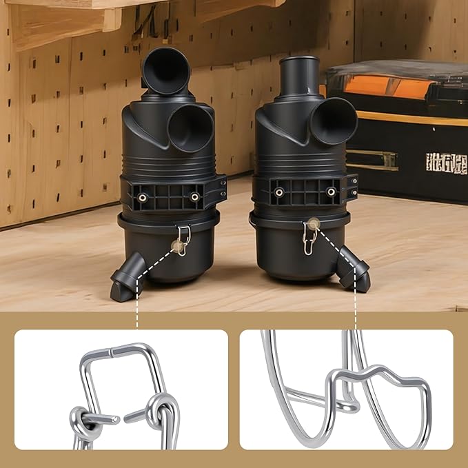 4 Pcs P538928 Air Cleaner End Cap Metal Clip Compatible with Dona-ldson, Air Filter Clips, Maintain The Sealing 0f The Air Cleaner End Cap