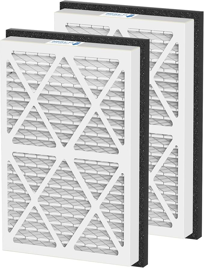 20x30x3 MERV 13 Pleated Air Filters Replacement Compatible with Zephyr VGF Series 20x30x3 Whole Home Return Air Grille Filter, MERV13 Air Filtration System, 2 Pack