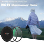 7artisans Nano Magnetic Filter UV Filter ND Light Reduction Filter/CPL Polarization Filter/GND Gradient Filter/Black Mist 1/4 Portrait Photography Filter Suitable for Lens(77mm MRCUV)