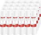 SimPure 5 Micron 10" x 2.5" Whole House Carbon Sediment Water Filter Cartridge Replacement for Home Under-Sink & Countertop Filtration System (Polypropylene, 24 Count)
