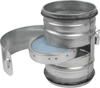 4" Inch Filter Replacement - Round Duct Filter System - G4 Class Filter and Mesh Screen - Dust Collection and Air Purification