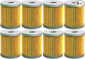 8pcs UF-10K 3Y7-02230-0 Fuel Separator Filter Replacement Element Fuel Filter Water Separator Element Fits for Yacht Boat and Gasoline Engine All Outboard