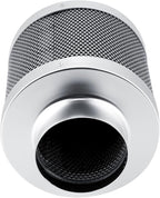 Stainless Steel Carbon Filter, 4 Inch Smelliness Control Scrubber, Odor Scrubber For House Workshop Grow Tent Rooms Inline Duct Fan Indoor Plant Hydroponics Grow Rooms