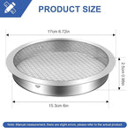 6" Rain Barrel Screen Aluminum, Rain Barrel Filter Rainwater Collection System, Keep Debris Out of Your Rain Barrel, Rain Barrel Diverter Kit, 2 Pack