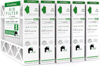EconoHome 16x25x4 AC Furnace Pleated Air Filter MERV 11 Replacement – Allergen Defense, 5 Pack, Fits Lennox (X6670), Honeywell (FC100A1029) filters. (Actual size: 15.94 x 24.86 x 4.36 Inches)