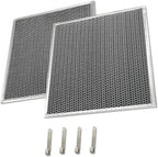 W10905734 Range Hood Filter Part Replacement for whirlpool range hood charcoal filter AP6050126, 4533728, PS12070219,charcoal filter w10905734 (2 pack,double-sided)