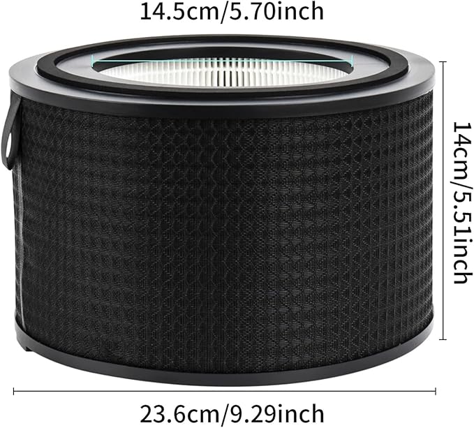 Air Filter, Compatible For Philips, Air Purifiers AC0950/10 AC0951/13 AC0820/10 AC0830 AC0650/10 AC0651/10 AC3210 AC3220 AC4220(FY0910)