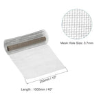 PATIKIL 40" L x 10" W Woven Wire Mesh, 6 Mesh 316L Stainless Steel Air Vent Filter Screen for Window Security Vent Cover Filtration Animals Fence