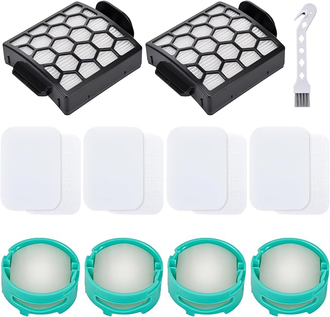 ZU102 Filter for Shark ZU100 Odor Neutralizer Cartridges for Shark ZU102 Pet Upright Vacuum Replacement Parts # 1238FT60 & 1239FT60 & 1541FC3000
