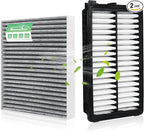 Engine&Cabin Air Filter for Tucson&Santa Cruz 2022-2026, Santa Fe&Sorento 2021-2026, Sonata 2020-2026, (Not for hybrid!) Air filter Replacement 97133L1000 28113L1000 Automotive Accessories