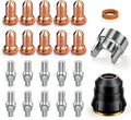 ARCCAPTAIN 23Pcs IPT60 Plasma Cutter Torch Consumables, .040" Plasma Cutter Accessories for ARCCAPTAIN CUT55 NON-HF, CUT55 MP and CUT60 Non-HF, Work with 40-50A Current