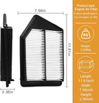 Engine Air Filters 17220-5A2-A00 suitable for Honda Accord and Acura TLX (2.4L) models, providing filter protection for up to 12 months or 12000 miles
