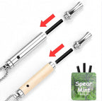 ASTOFLI Quit Smoking Breathing Necklace for Adults - Flavored Stress Breathing Necklace Stop Smoking for Women - Breathlink for Men Meditation Breathe Anxiety Whistle Necklaces inhaler Breathlace