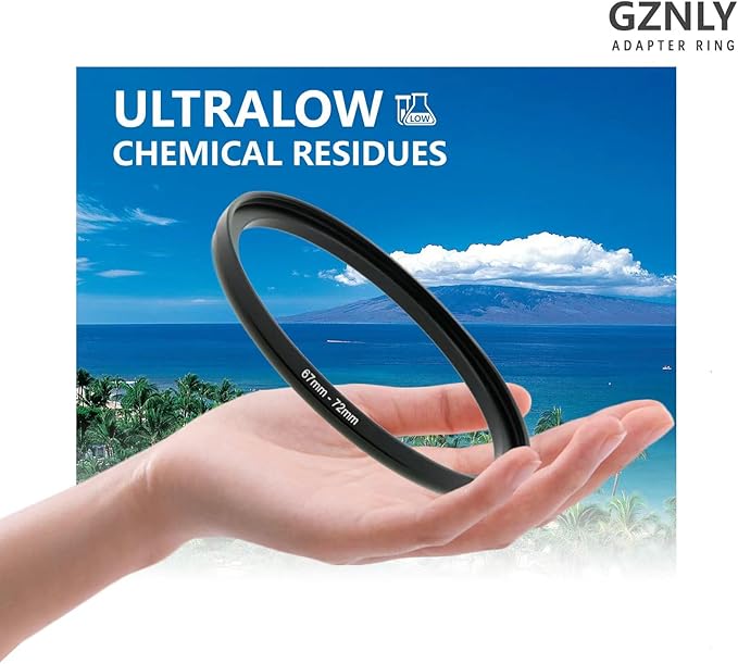 49mm to 40.5mm Step-up Adapter Rings Filter Adapter Black Metal Step Down Filter Ring Adapter Compatible with All Brand UV CPL ND Camera Lens Filter Stepping Rings (49mm-40.5mm), (NLY001)