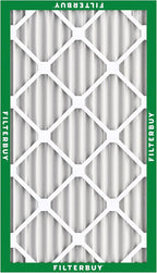 Filterbuy 14x30x2 Air Filter MERV 8 Essential Dust & Allergy Defense (4-Pack), Electrostatic Pleated HVAC AC Furnace Filters Replacement, Made in USA (Actual Size: 13.50 x 29.50 x 1.75)