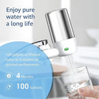 Waterdrop Faucet Water Filter, Replacement for Brita® Filter, 36311 On Tap Water Filtration System, Brita® Replacement Filters, 4-Months or 100 Gallons Chrome (2 Packs)