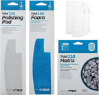 Tidal 110 Filter Maintenance and Replacement Filter Media Kit, Including Gokul Brands Aquarium Filter Media Bags (Tidal 110 Polishing Pads, Foam Filter Sponge, Matrix bio Media)