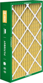 Filterbuy 15.75x27.63x3.50 Air Filter MERV 11 Superior Pet & Allergy Defense (3-Pack), Pleated HVAC AC Furnace Filters for AprilAire Space-Gard 104 & 2140 (Actual Size: 15.69 x 27.56 x 3.50)