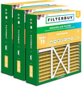 Filterbuy 22x24x5 Air Filter MERV 11 Superior Pet & Allergy Defense (3-Pack), Electrostatic Pleated HVAC AC Furnace Filters for Amana, Goodman, and Five Seasons (Actual Size: 22.06 x 23.94 x 5.25)