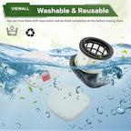 IZ377H IZ376H IZ362H Filter Replacement for Shark IZ363HT IZ382H IZ462H IZ387H IZ163H IZ483H IZ482H IZ162H IZ361H Pet Cordless Stick Vacuum, Part XHF161H & 617FJ140, 2 HEPA 4 Foam Felt Filter