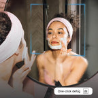 Bathroom Led Mirror ，Bathroom Mirror with LED Lights，LED Mirror for Bathroom，Backlit Bathroom Mirror ，with Touch Sensor/Demister pad，Shatterproof，Adjustable Lights(A,H100*W60cm/H39.4*W23.6IN)