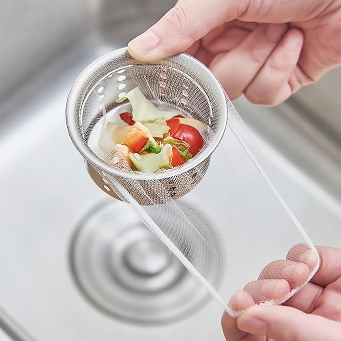 Disposable Sink Strainer Mesh Bags - Kitchen Accessories Sink Drain for Collecting Kitchen Food Waste Leftover Garbage (700)