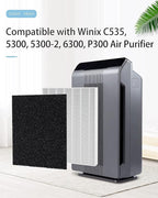 C535 Replacement Filter A Kit Compatible with Winix C535, 5300-2, P300, 5300, Repalce 115115, 1-Pack