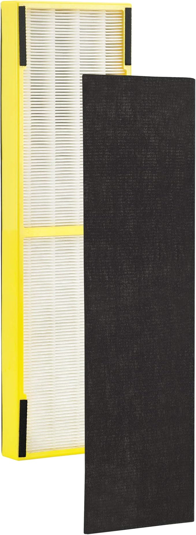 GermGuardian Filter B HEPA Pure Genuine Air Purifier Filter, Removes 99.97% of Pollutants, Wildfire Smoke, Odors, for AC4825, AC4300, AC4900, AC4825, AC4850, CDAP4500, 4-Pack, Black/Yellow,FLT48254PK