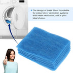 Dryer Filter Replacement Part - Compatible with Better Vent Indoor Dryer Vent (Pack of 12)