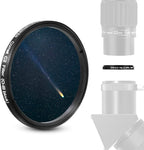 Astromania Telescope Filter 2 Inch Upgrated O-III Comet Filter Narrowband for Telescope, 99% High Transmission - Light Pollution Reduction for Astrophotography, Fit 2 Inch Telescope Accessory