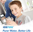ICEPURE RFC6600A Refrigerator Water Filter Replacement for 4396841, EDR3RXD1, Everydrop® Filter 3, 4396710, Kenmore® 9030, 9083, 46-9083, 46-9030, 2PACK