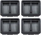 wet dry vacuum cleaner, Compatible For Dreame H12 Pro M12 Pro M13 H13 Pro T12 H20 H30 H12S H12 Floor Scrubber Accessories Filters Screen HEPA,for home and floor(4PCS)