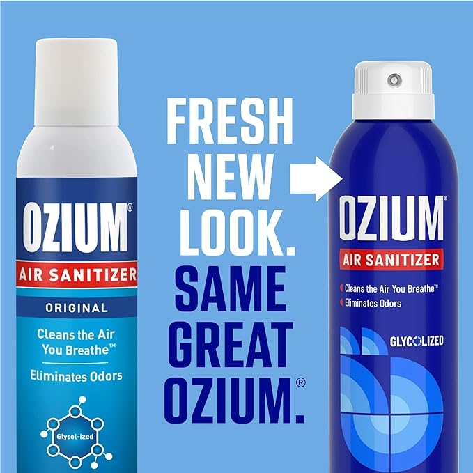 Ozium 8 Oz. Air Sanitizer & Odor Eliminator for Homes, Cars, Offices and More, Original Scent, Pack of 1