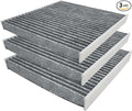 3 PACK QTC285 CABIN AIR FILTER for Camry,Corolla,Corolla,Highlander,Prius,RAV4,Tundra,4Runner,Avalon,Replacement for CF10285,CP285