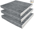 3 PACK QTC285 CABIN AIR FILTER for Camry,Corolla,Corolla,Highlander,Prius,RAV4,Tundra,4Runner,Avalon,Replacement for CF10285,CP285
