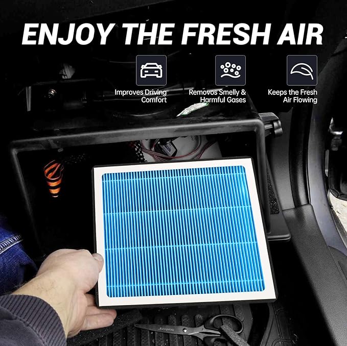 JOGOAUTO H11966 Cabin Air Filter for 2018-2025 Chevy Equinox,2018-2025 Traverse,2021-2025 Cadillac Escalade,2019-2025 Silverade 1500,2021-2025 Tahoe,2017-2025 GMC Acadia