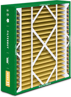 Filterbuy 24x25x5 Air Filter MERV 11 Superior Pet & Allergy Defense (4-Pack), Electrostatic Pleated HVAC AC Furnace Filters for Carrier FILXXCAR0024, Maytag & More (Actual Size: 23.63 x 24.69 x 4.25)