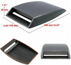 Car Air Flow Intake Hood Scoop Vent Bonnet Decorative Covers Kit Universal Compatible With BMW And Audi Compatible With Benz And Focus(WHITE)