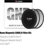 7artisans Nano Magnetic Filter UV Filter ND Light Reduction Filter/CPL Polarization Filter/GND Gradient Filter/Black Mist 1/4 Portrait Photography Filter Suitable for Lens(67mm GND0.9)
