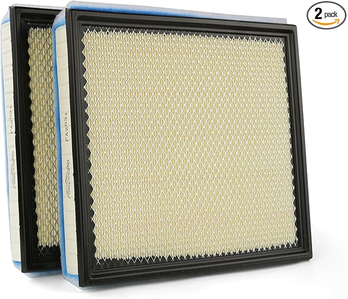 2-Pack Engine Air Filter Fits for 2020-2025 2026 Ford F250 F350 F450 F550 6.7L Powerstroke Diesel Air Filter Replacement FA2031 LC3Z-9601B WA10905 Car Accessories